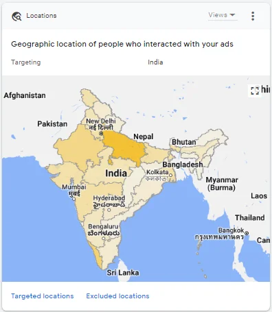 Youtube Video Ads Interaction According to Geographic Location